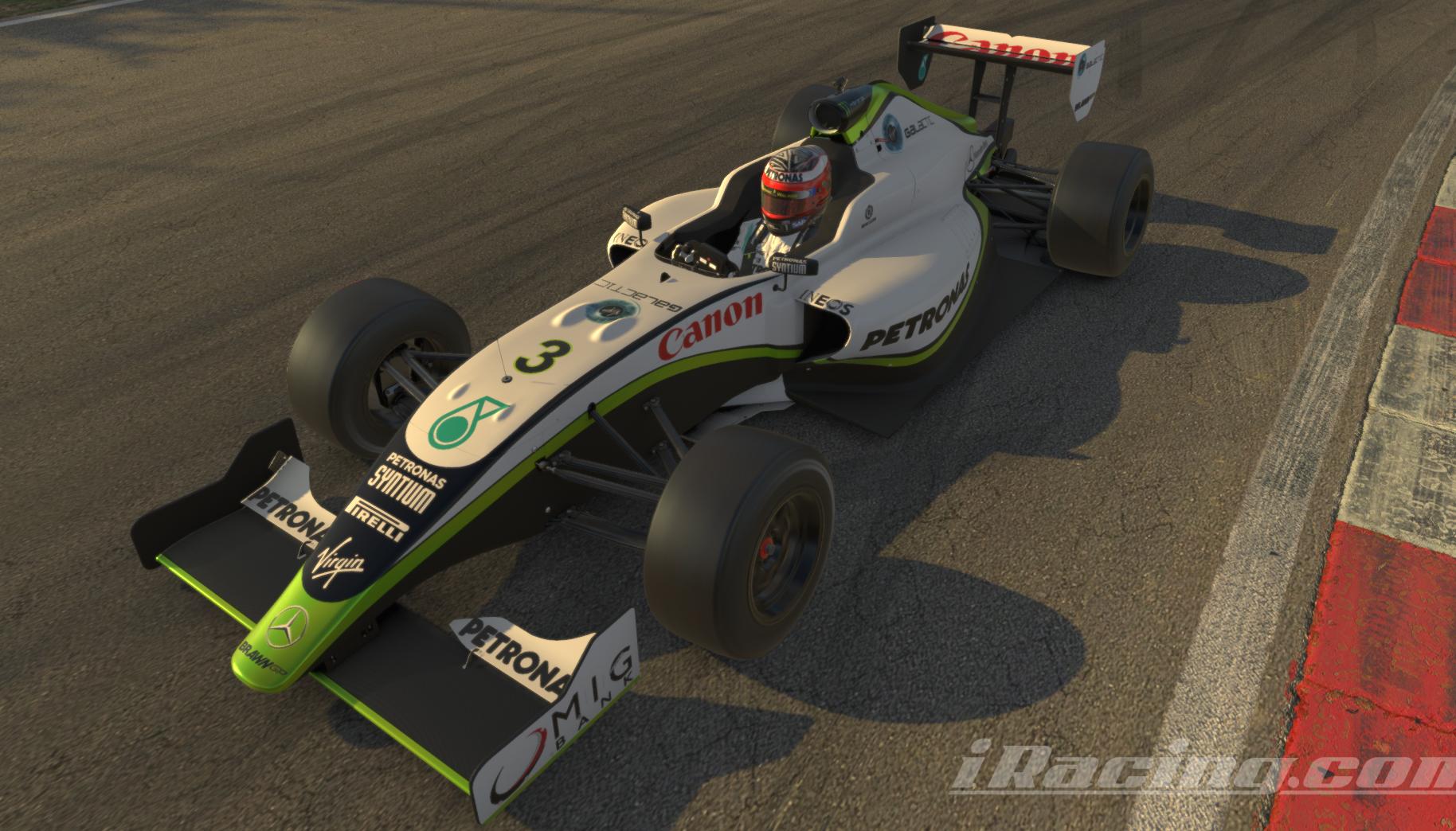 Indy Pro Brawn Petronas with custom number by John Palmer - Trading Paints