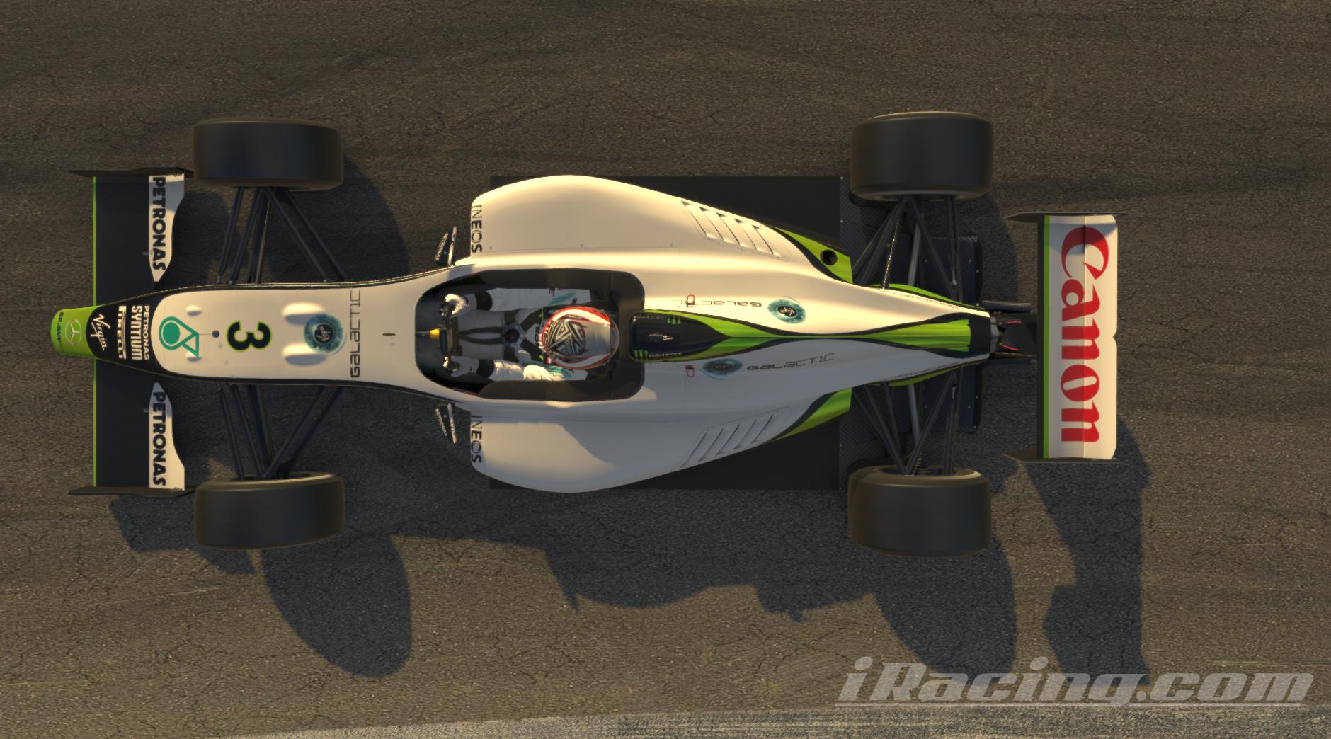 Indy Pro Brawn Petronas with custom number by John Palmer - Trading Paints