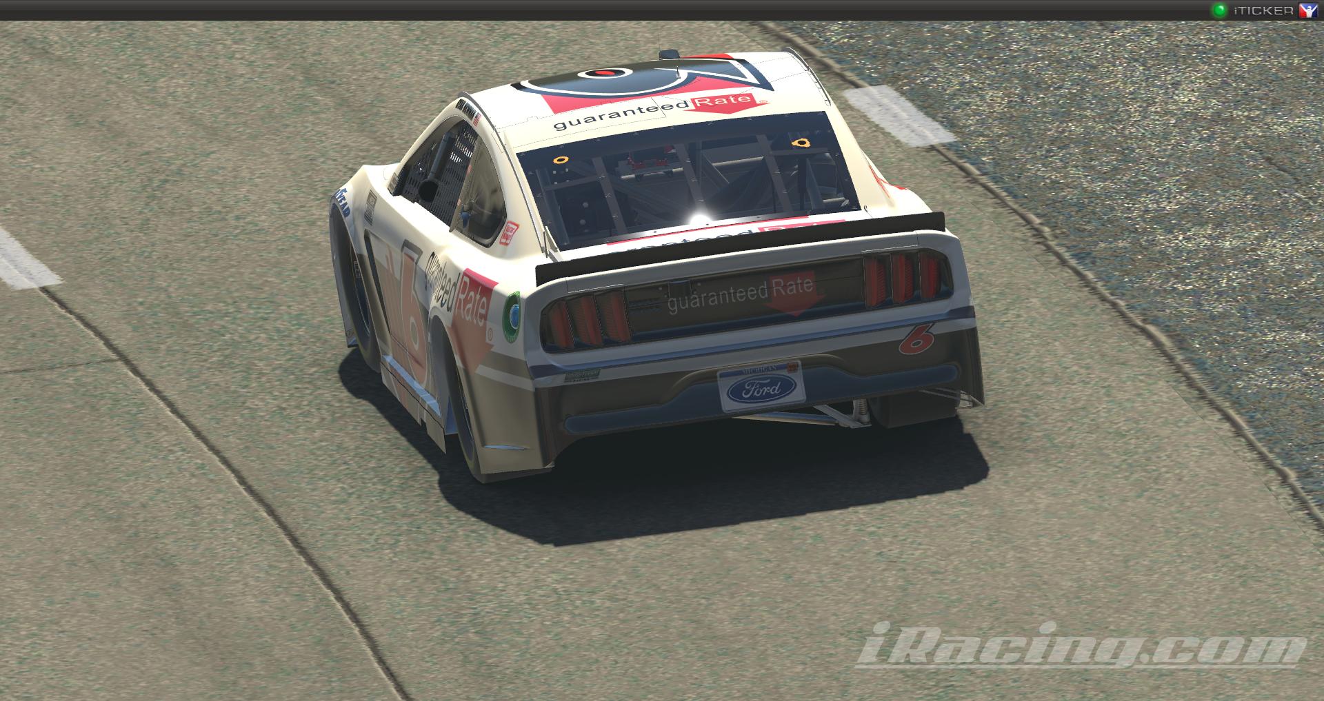 Preview of Ryan Newman #6 Guaranteed Rate 2020 NASCAR Cup Series With Custom Number by Ryan Broderick