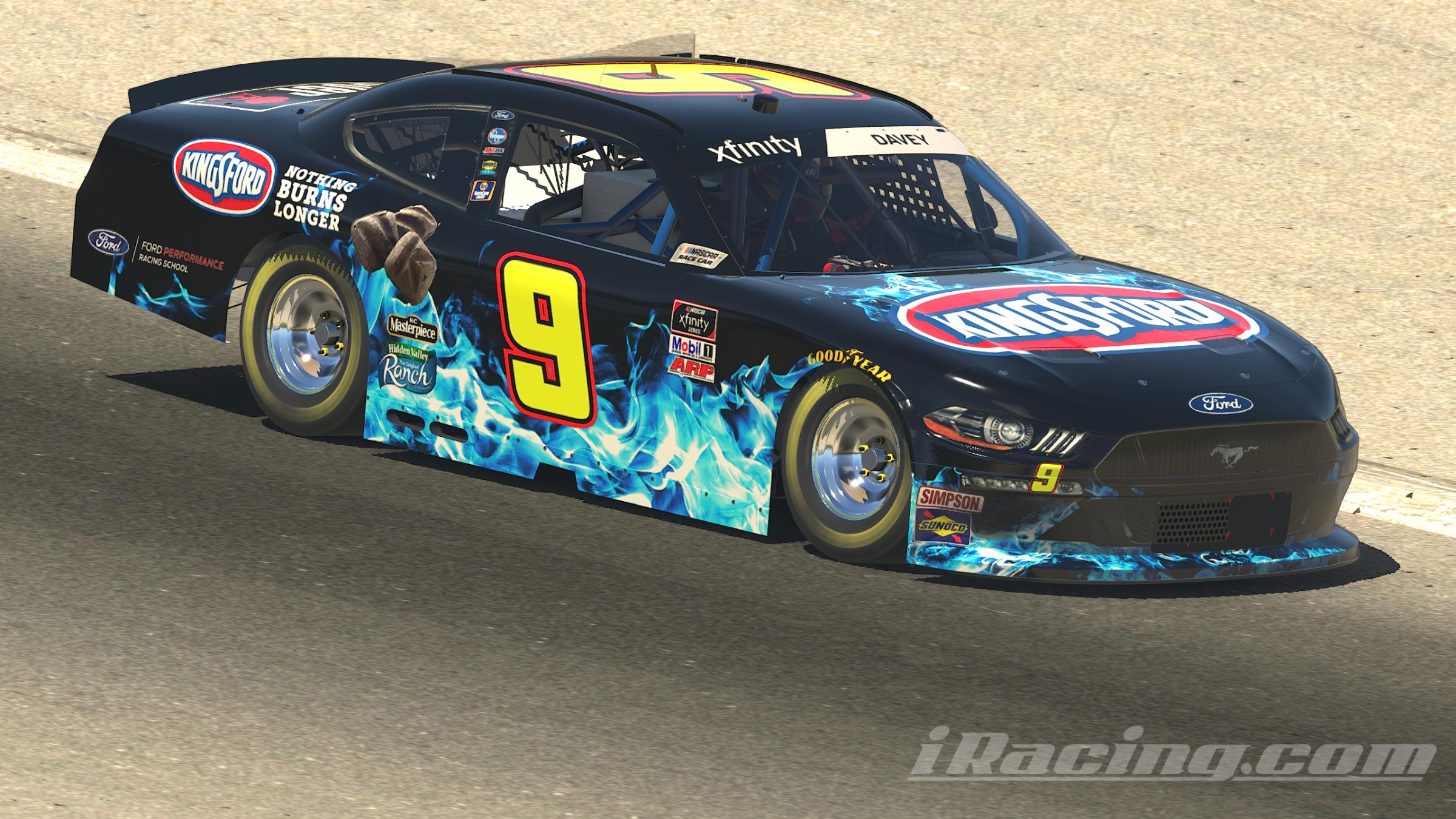 Preview of no# Xfinity Kingsford Black and Blue Flame Special by Michael Davey