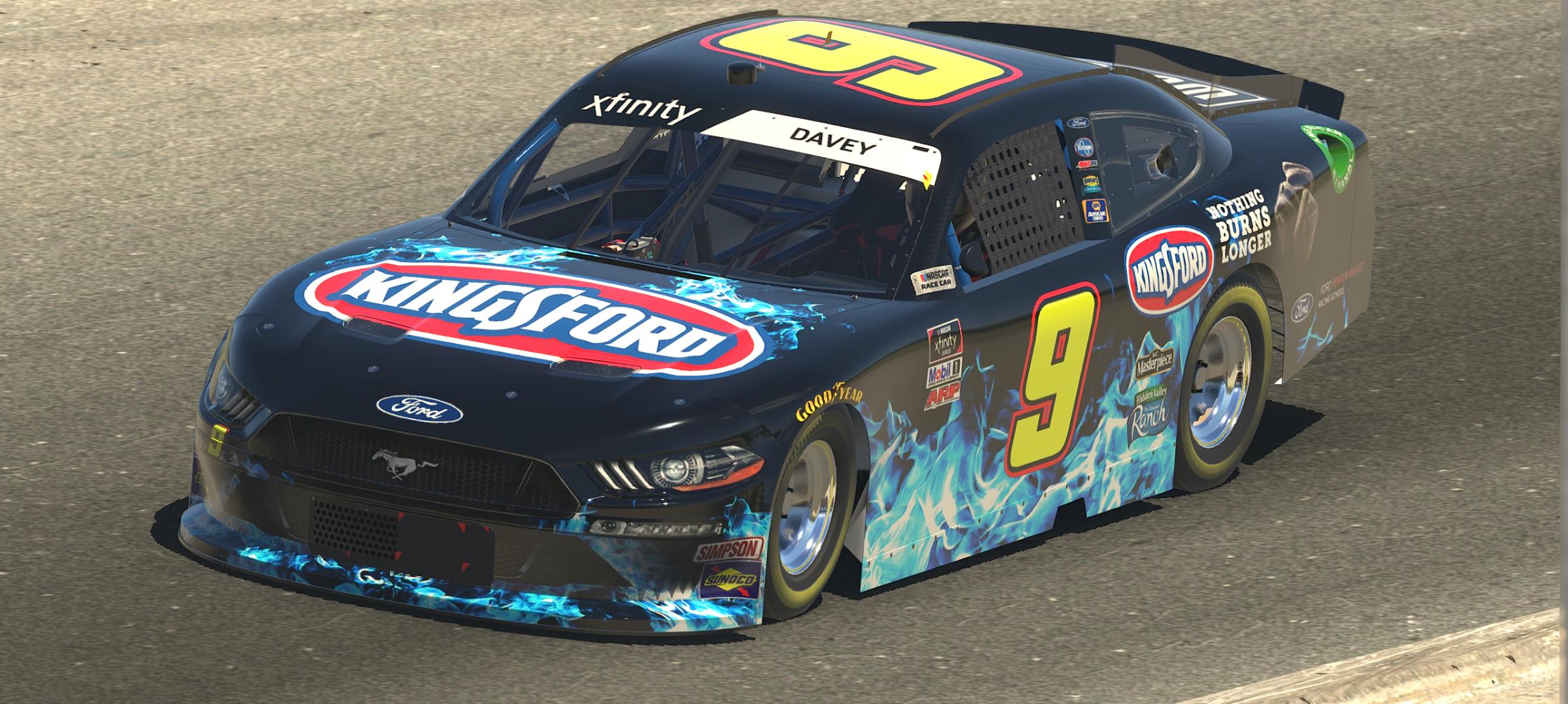 Preview of no# Xfinity Kingsford Black and Blue Flame Special by Michael Davey