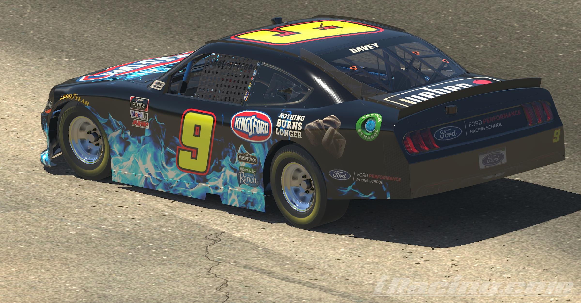 Preview of no# Xfinity Kingsford Black and Blue Flame Special by Michael Davey