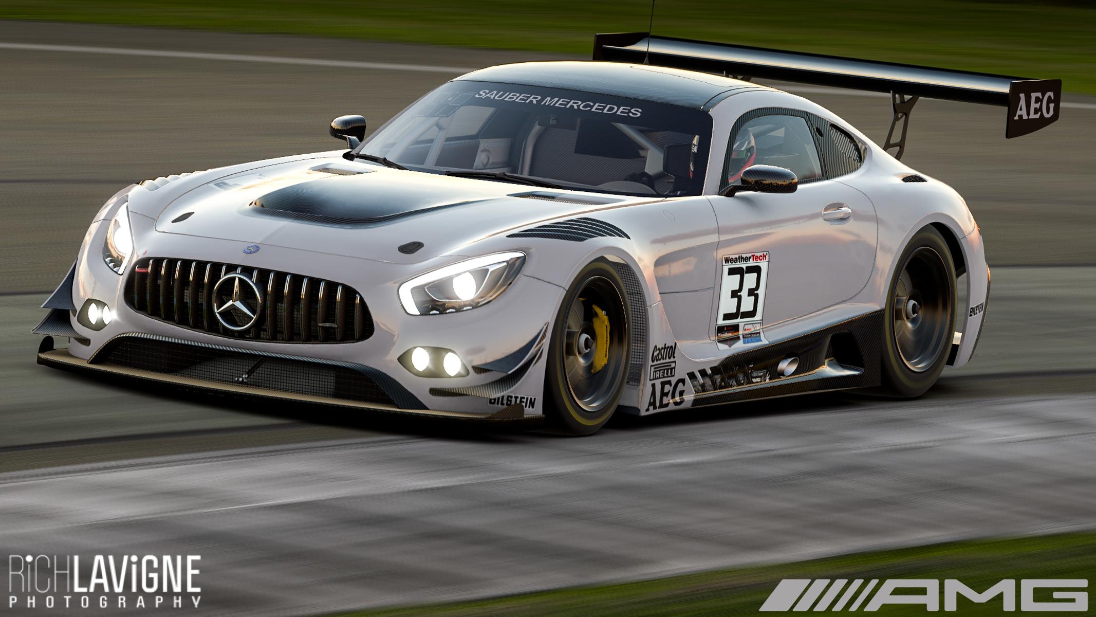 Preview of Sauber Mercedes AMG GT3 by Richard Lavigne
