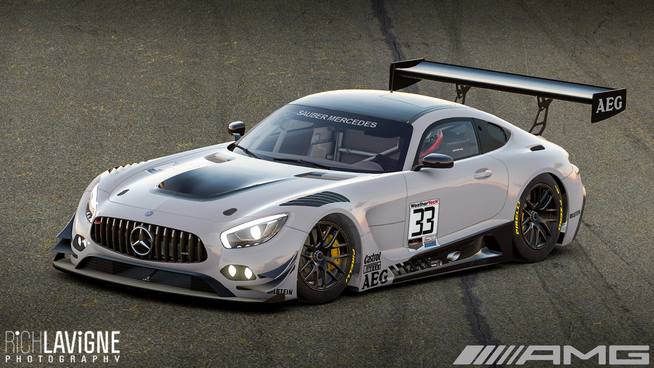 Preview of Sauber Mercedes AMG GT3 by Richard Lavigne