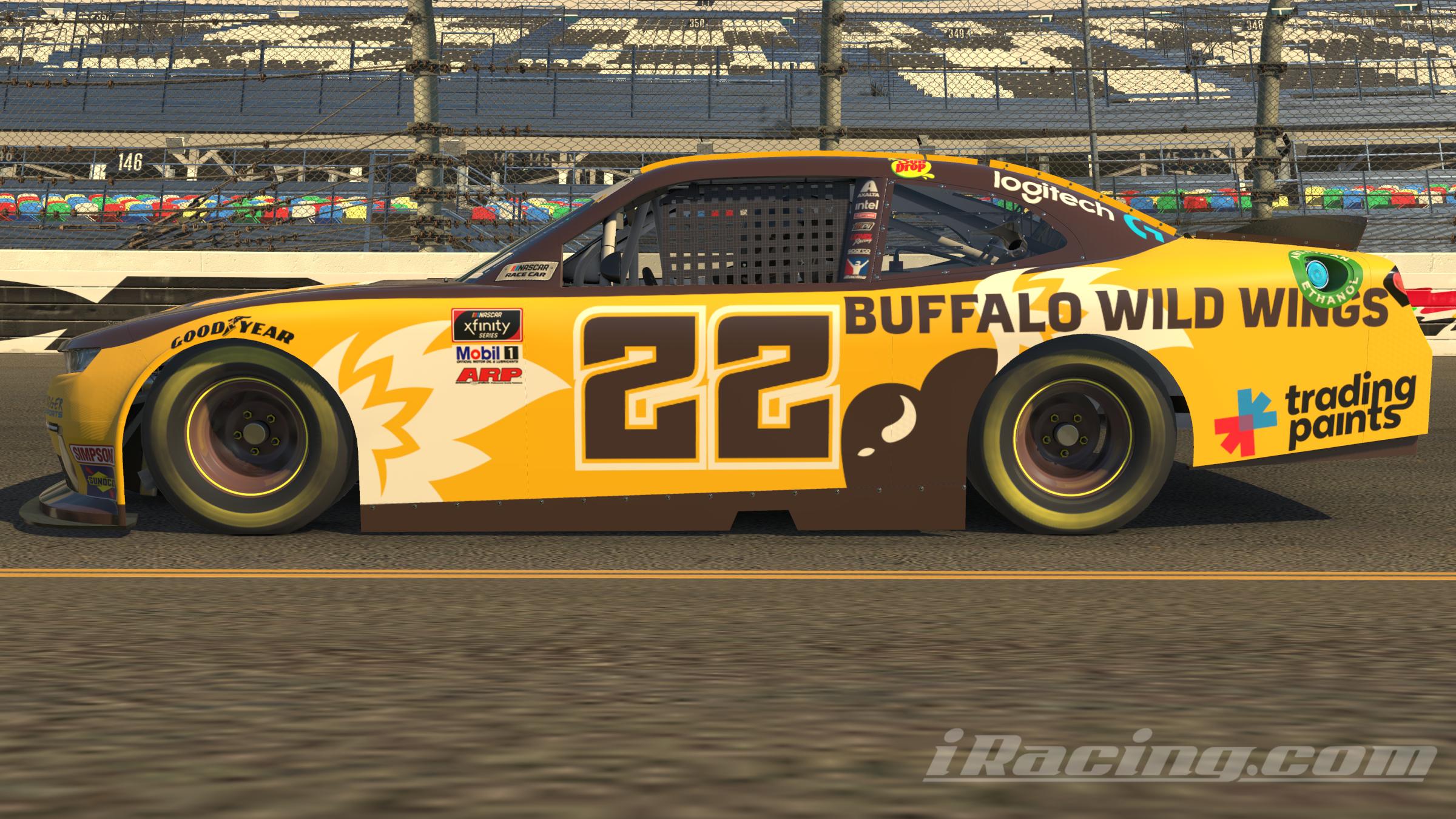 Buffalo Wild Wings NASCAR Xfinity Camaro by Richard F. Trading Paints