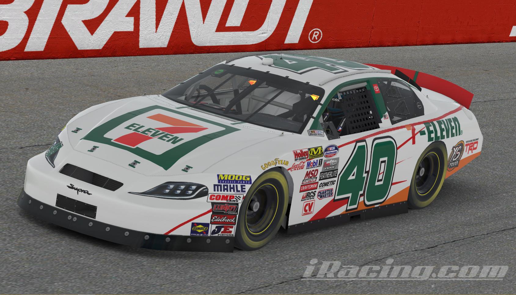 Preview of 7-Eleven ARCA Menards Toyota Supra No Number by Steve J Cass