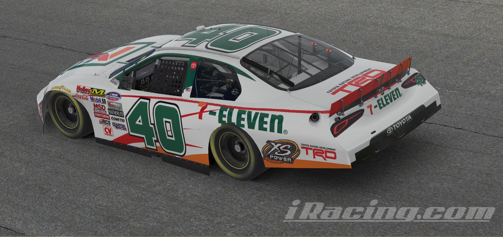 Preview of 7-Eleven ARCA Menards Toyota Supra No Number by Steve J Cass