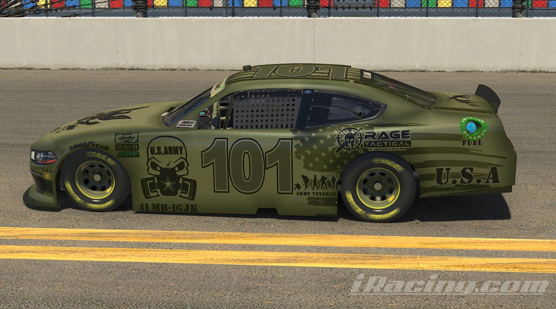 Preview of US Army Nascar Xfinity Cup Mustang by Marshall W.
