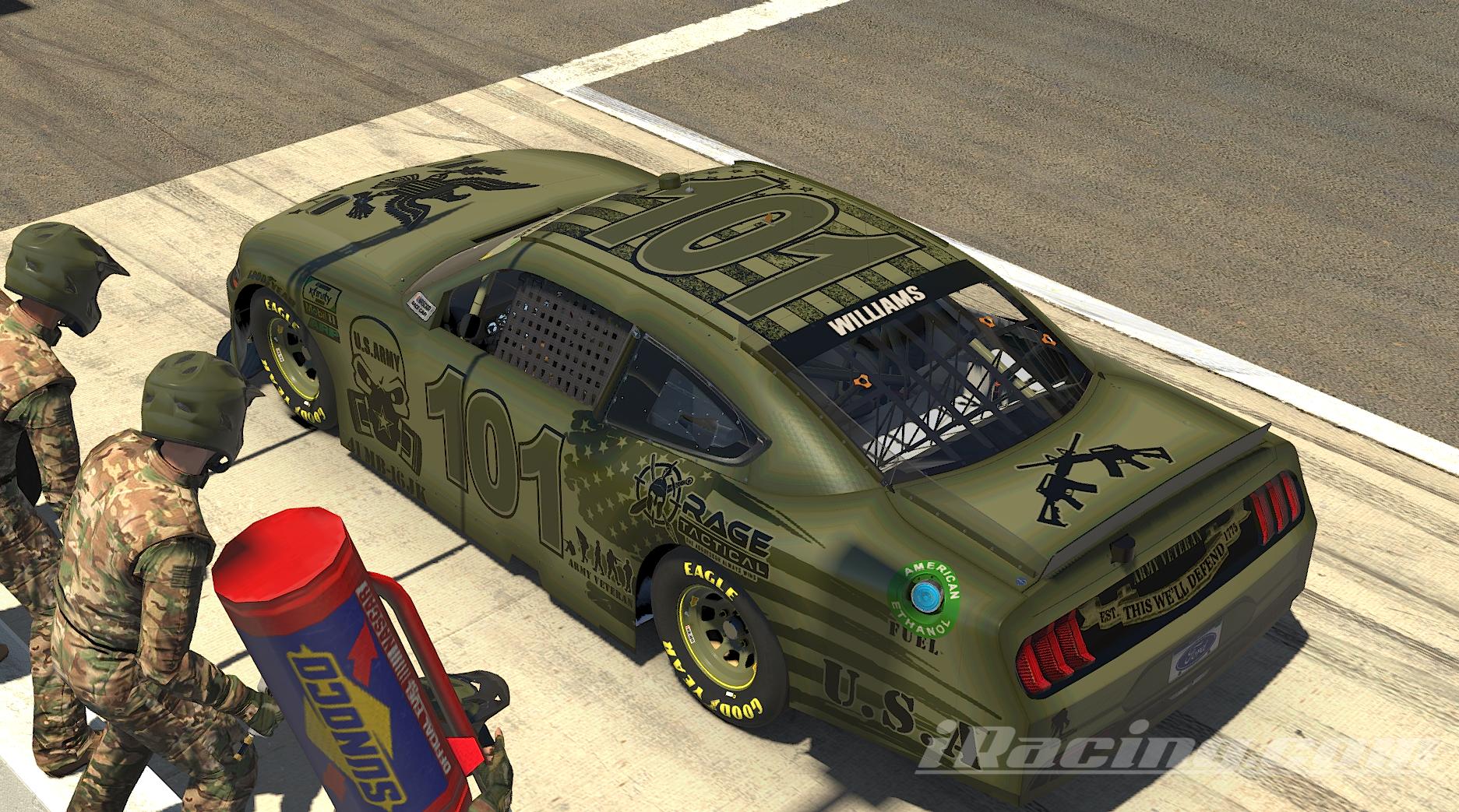 Preview of US Army Nascar Xfinity Cup Mustang by Marshall W.