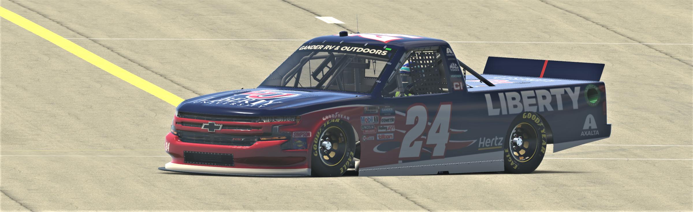 Preview of William Byron Liberty University Silverado by Todd Ressler