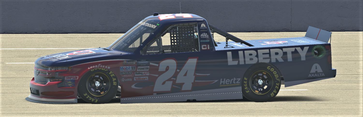 Preview of William Byron Liberty University Silverado by Todd Ressler