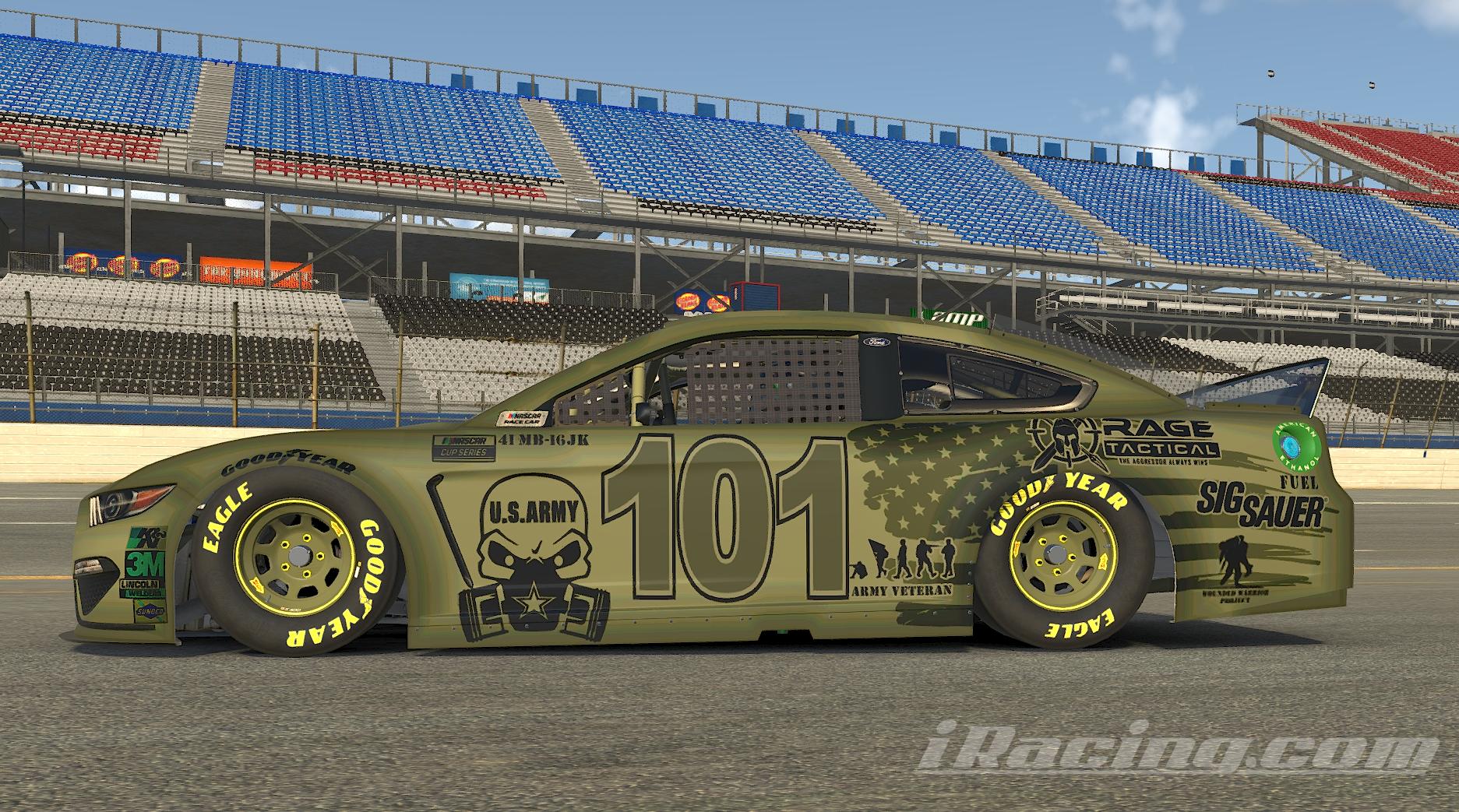 Preview of US Army NASCAR Cup Series Mustang by Marshall W.
