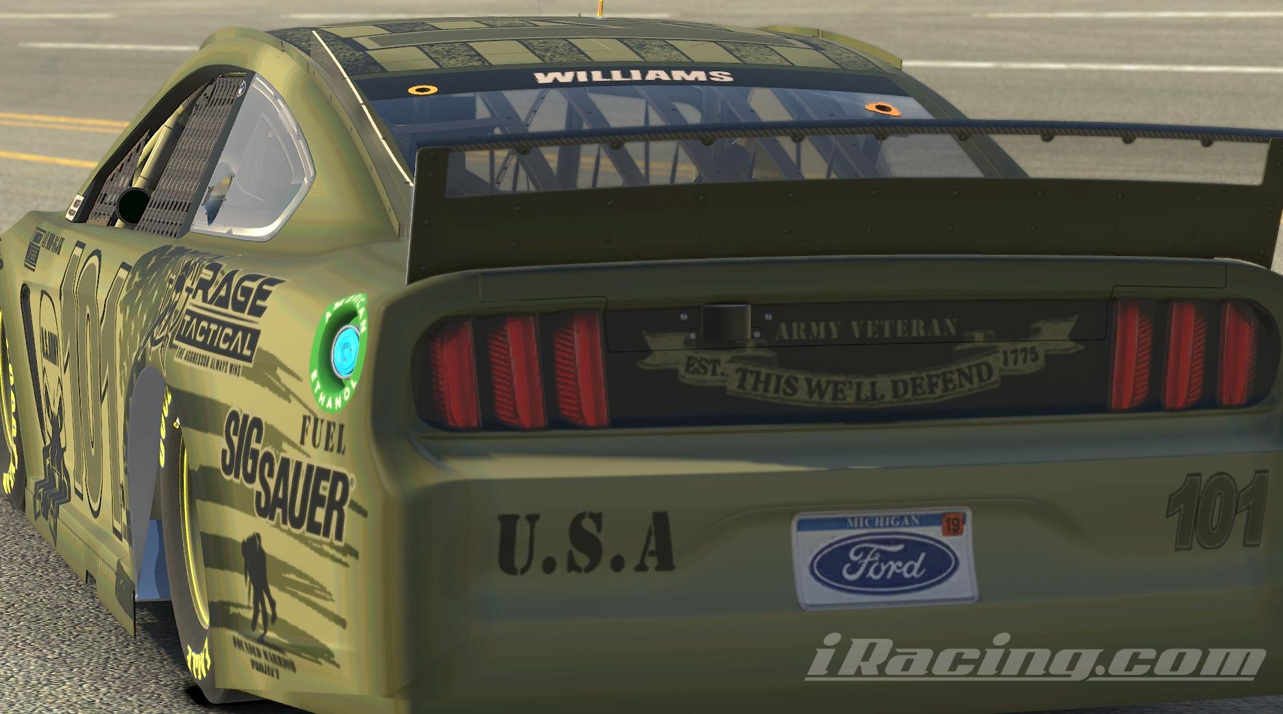 Preview of US Army NASCAR Cup Series Mustang by Marshall W.