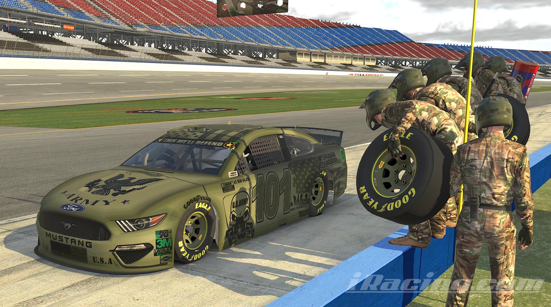 Preview of US Army NASCAR Cup Series Mustang by Marshall W.