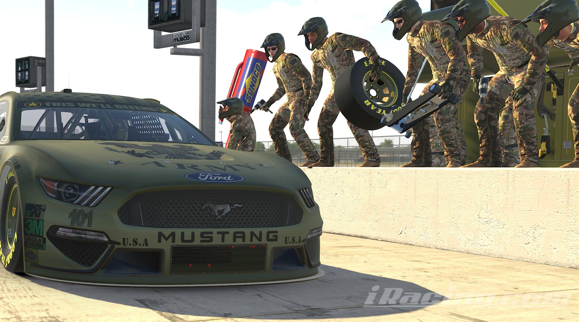 Preview of US Army NASCAR Cup Series Mustang by Marshall W.