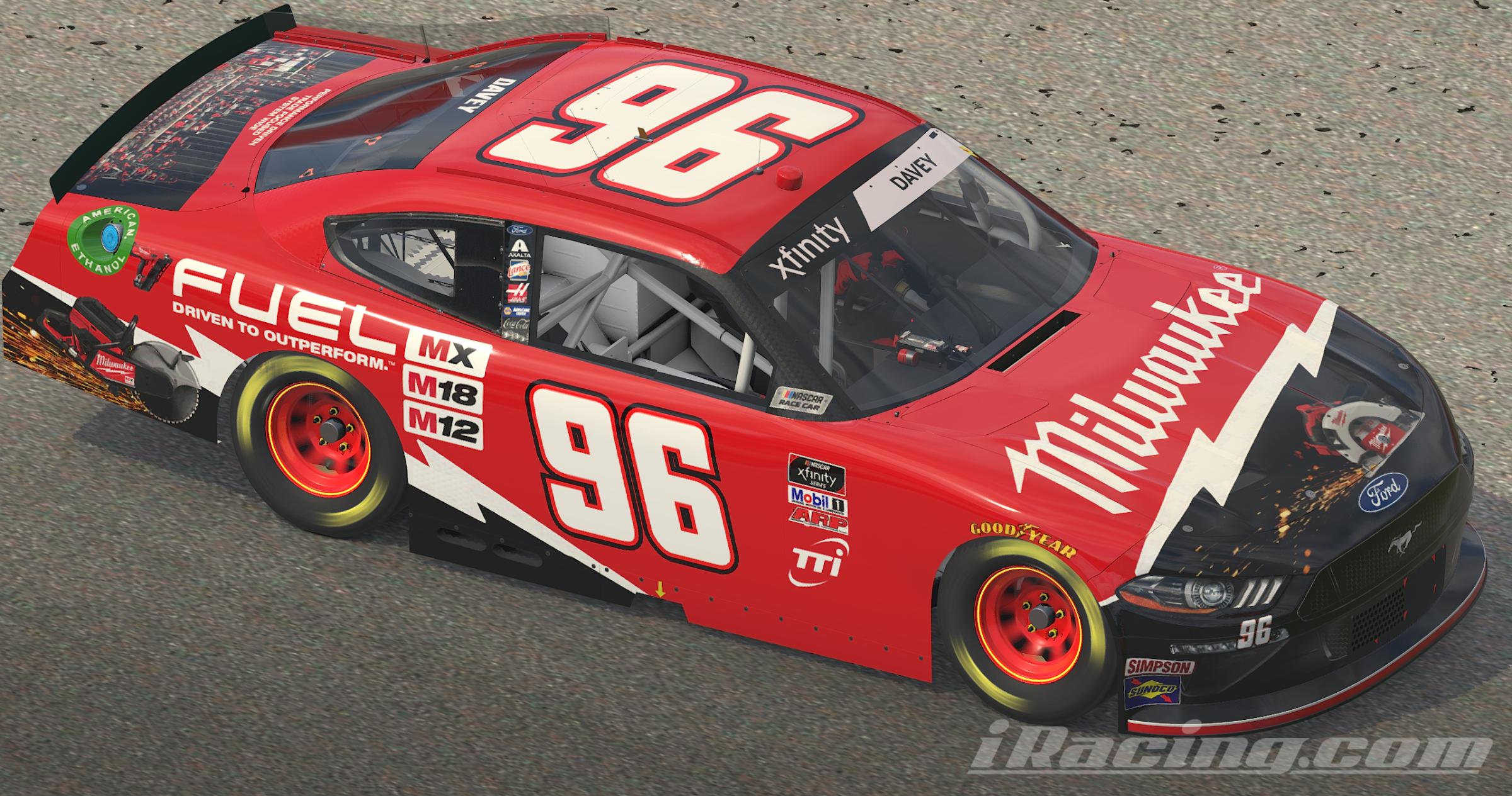 Preview of no# Xfinity Milwaukee Tools Ford Mustang by Michael Davey