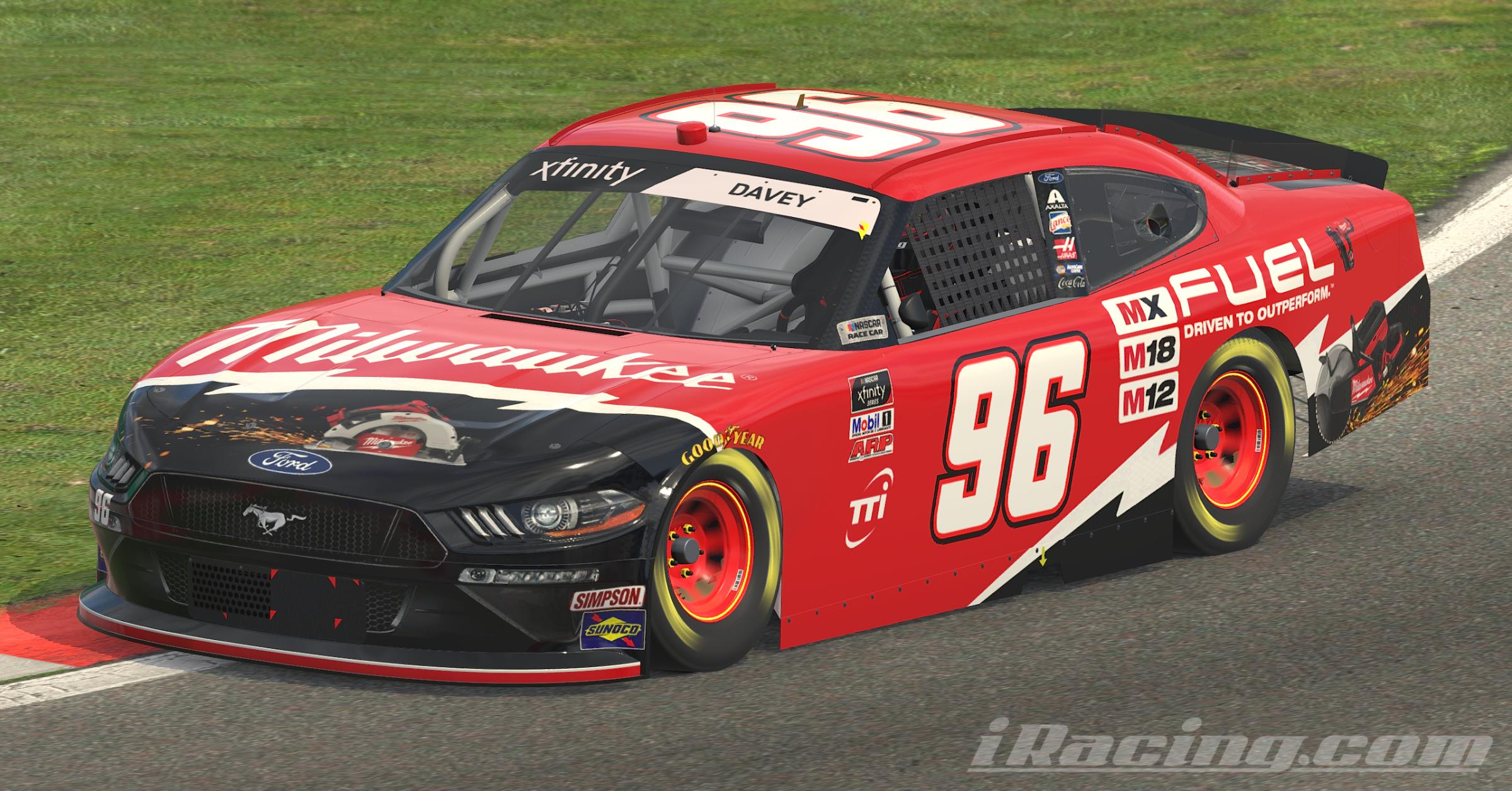 Preview of no# Xfinity Milwaukee Tools Ford Mustang by Michael Davey