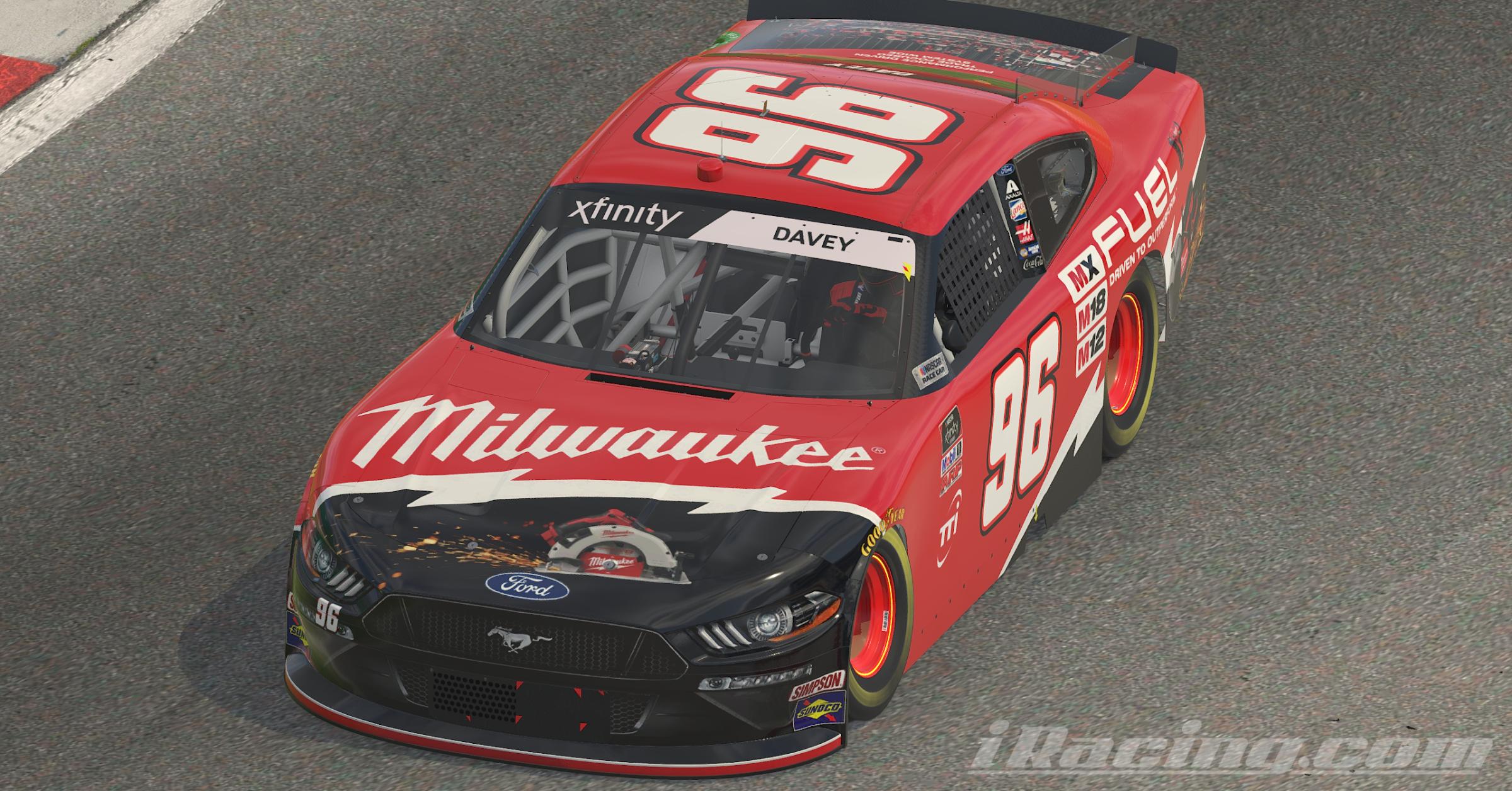 Preview of no# Xfinity Milwaukee Tools Ford Mustang by Michael Davey