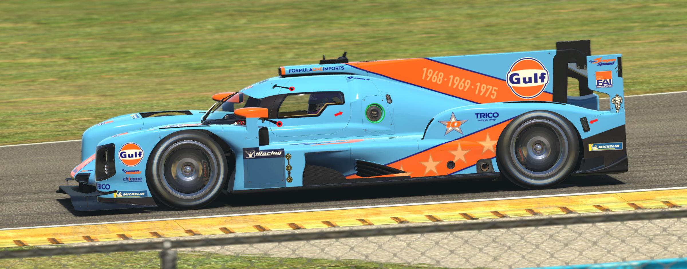 Preview of DragonSpeed 2019 Le Mans - Gulf P1 by Tyler Tucker