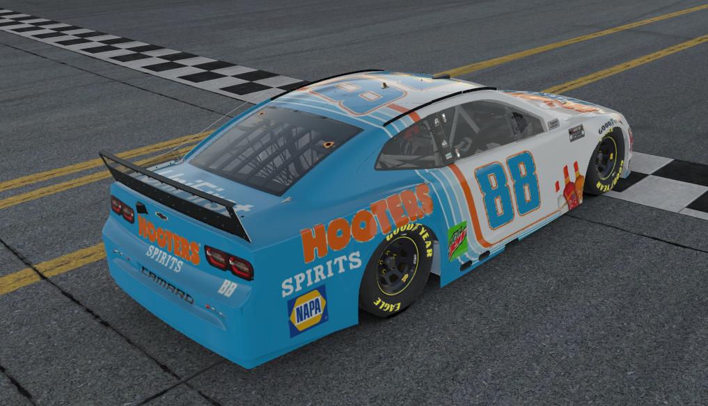 Preview of Hooters spirits 88 (custom number) by Skyler fox