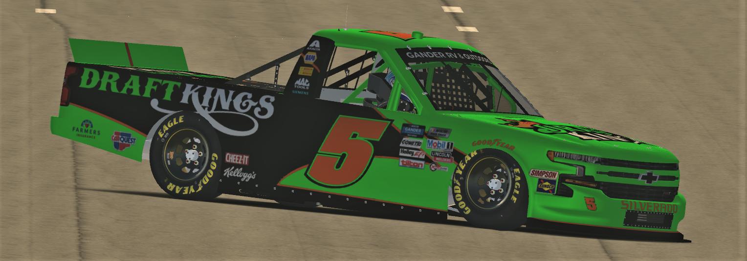 Preview of Mark Martin DraftKings Silverado V-3 by Todd Ressler