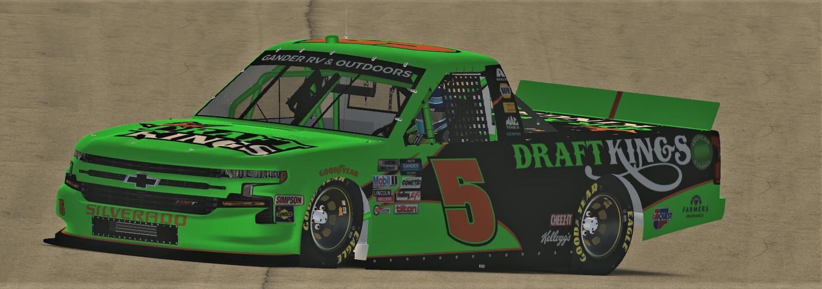 Preview of Mark Martin DraftKings Silverado V-3 by Todd Ressler