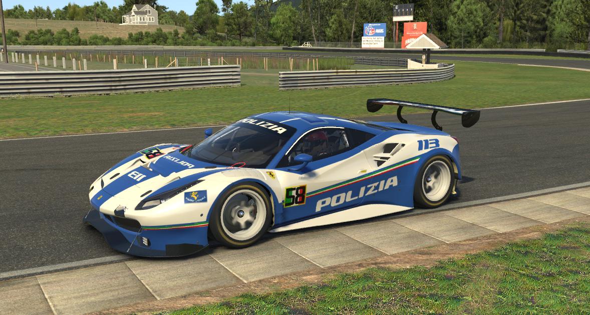 Preview of Polizia Stradale Ferrari 488 GT3 by Matt Tomelleri