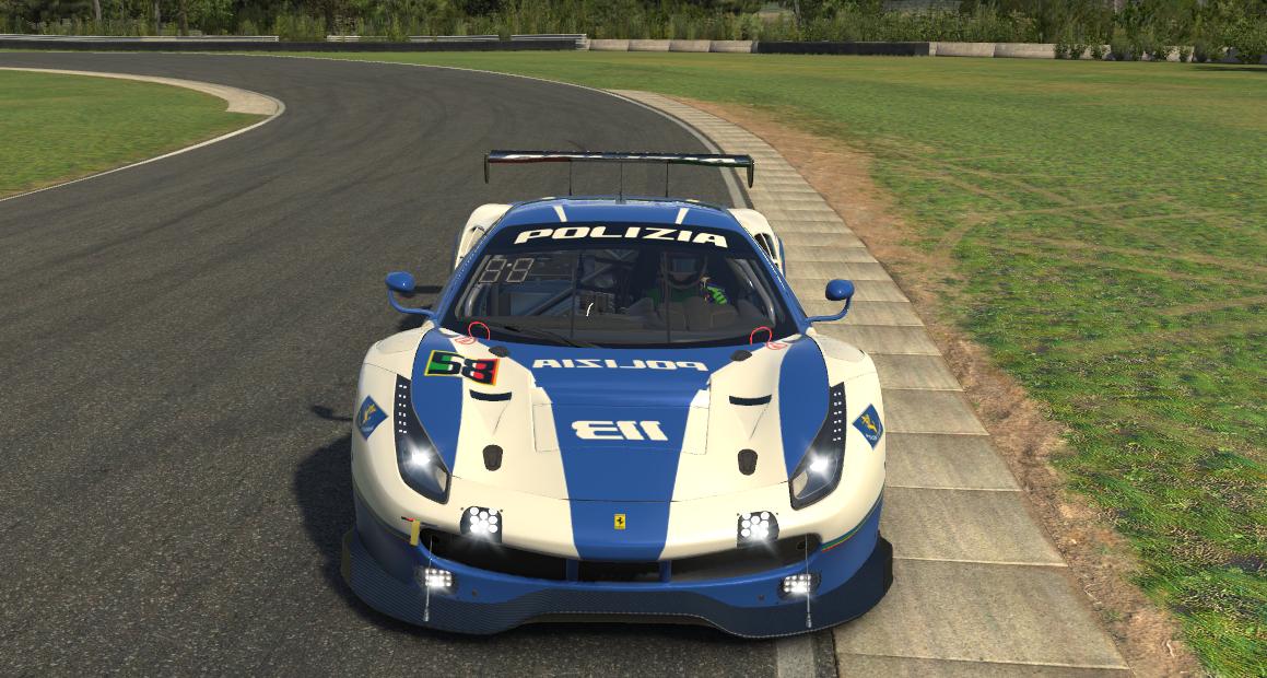 Preview of Polizia Stradale Ferrari 488 GT3 by Matt Tomelleri