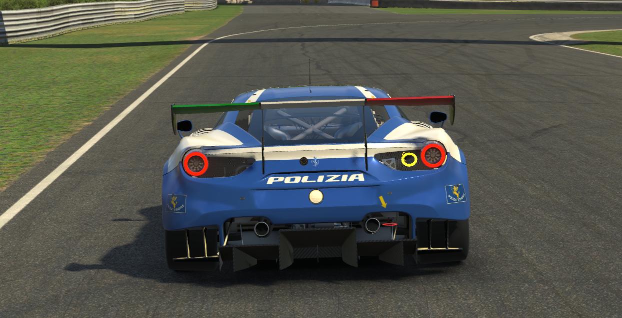 Preview of Polizia Stradale Ferrari 488 GT3 by Matt Tomelleri