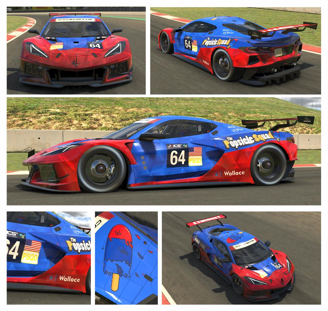 Preview of The Popsicle Squad - Corvette C8 GTE by Jason LaManna