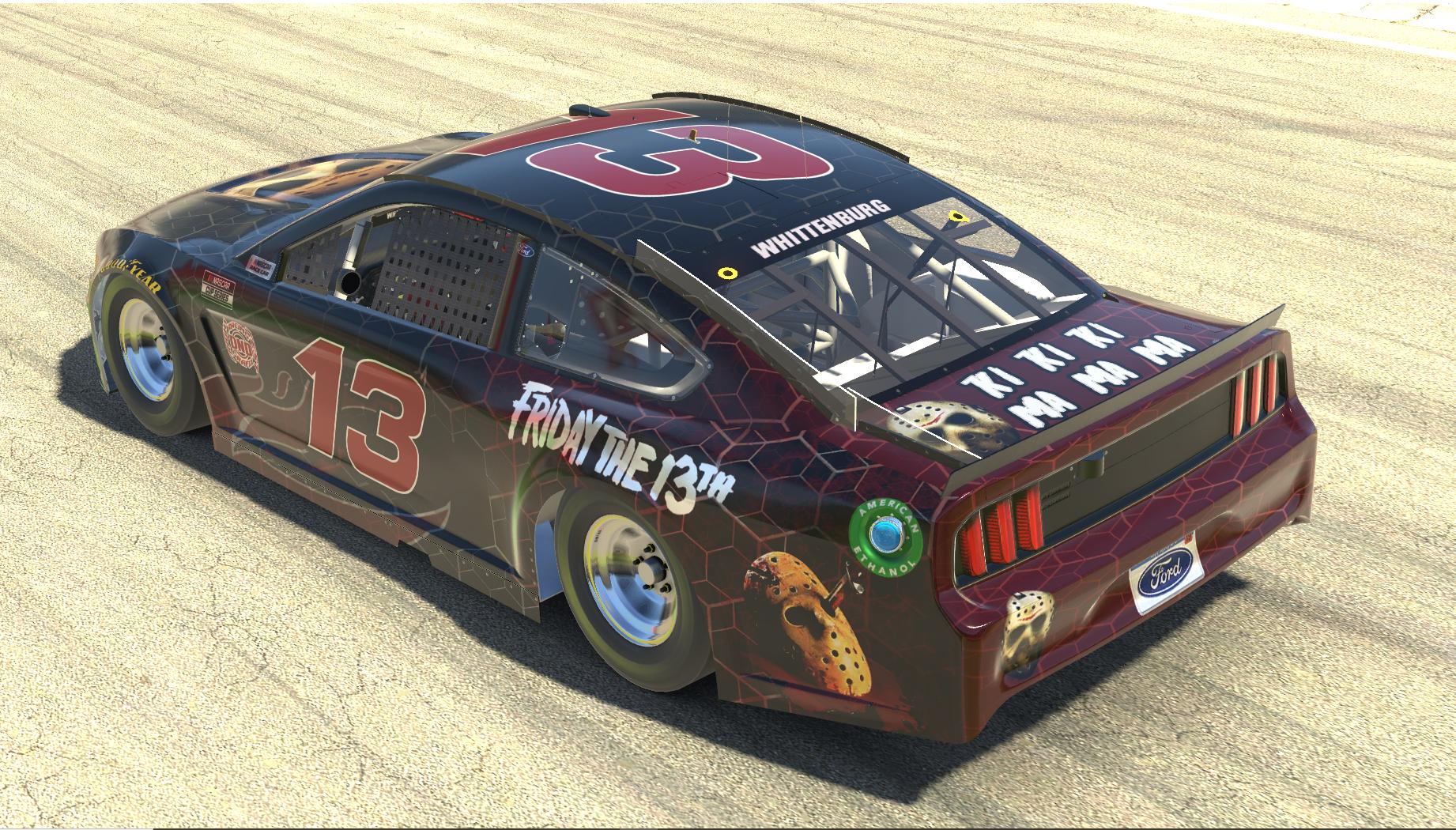 Preview of Friday the 13th Cup Mustang by Ricky Whittenburg