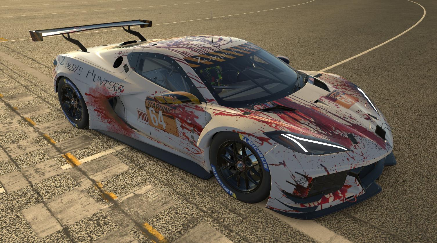 Preview of C8.R GTE - Zombie Hunters Blood Car by Mitch Davis