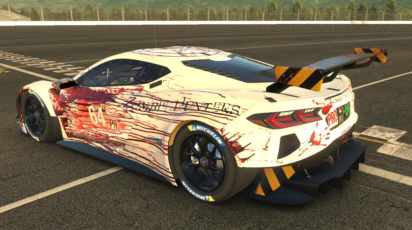 Preview of C8.R GTE - Zombie Hunters Blood Car by Mitch Davis