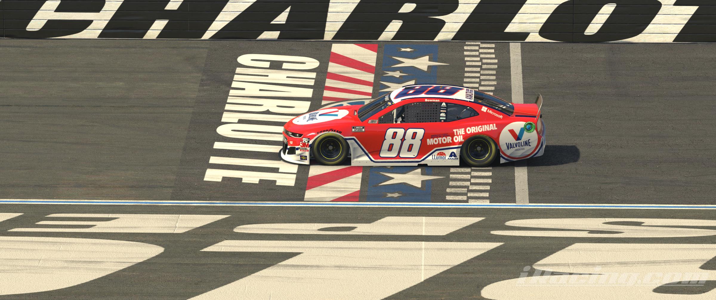 Alex Bowman Blackbeard LTD Valovoline. No Numbers by Justin Faulkner