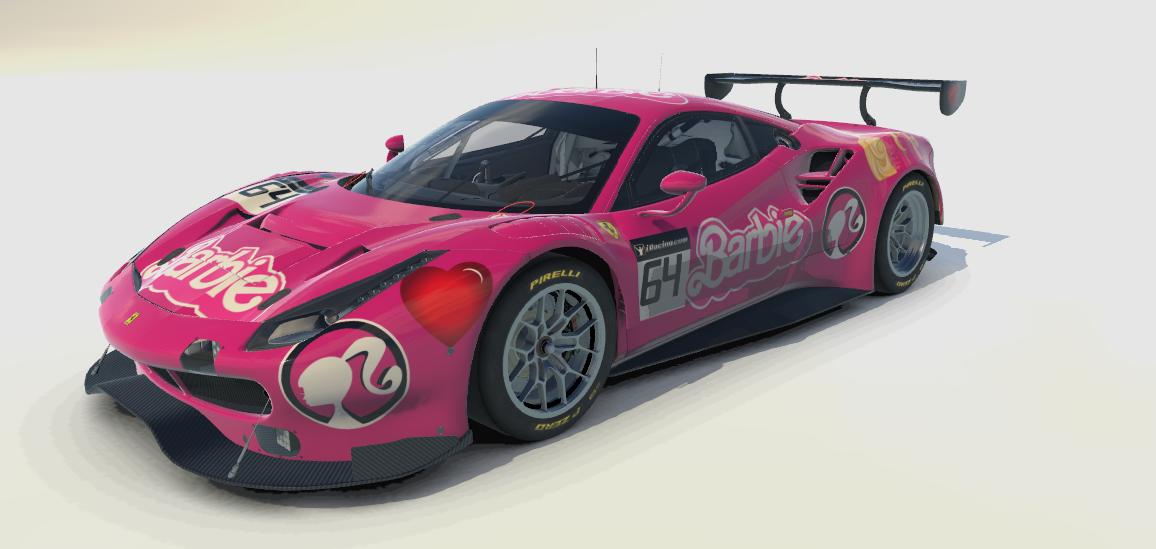 Preview of Ferrari 488 GT3 Barbie by Sergio A. Hernández