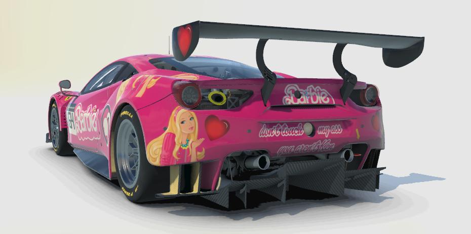 Preview of Ferrari 488 GT3 Barbie by Sergio A. Hernández