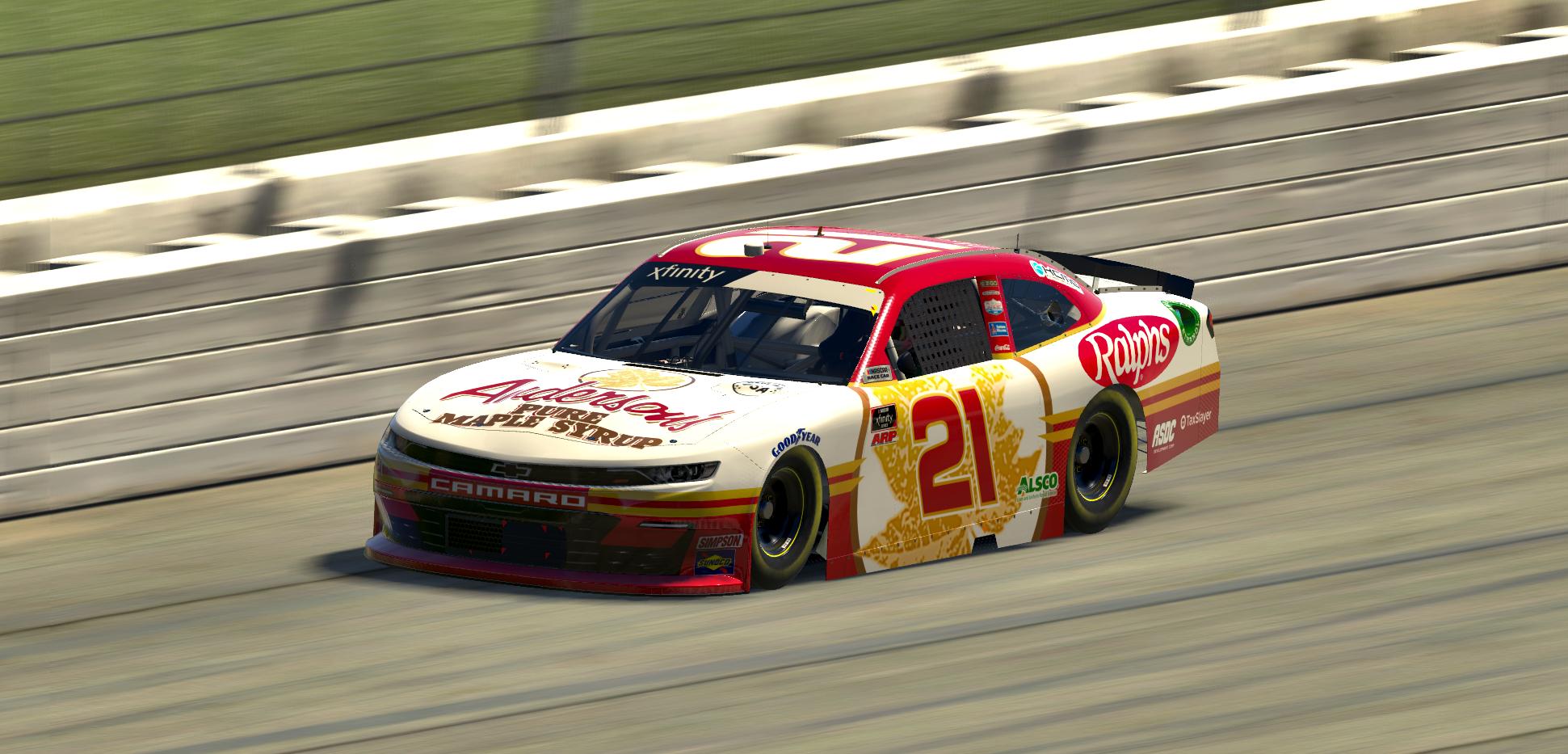 Preview of Anthony Alfredo #21 Andersons Pure Maple Syrup Camaro by Christopher Darling