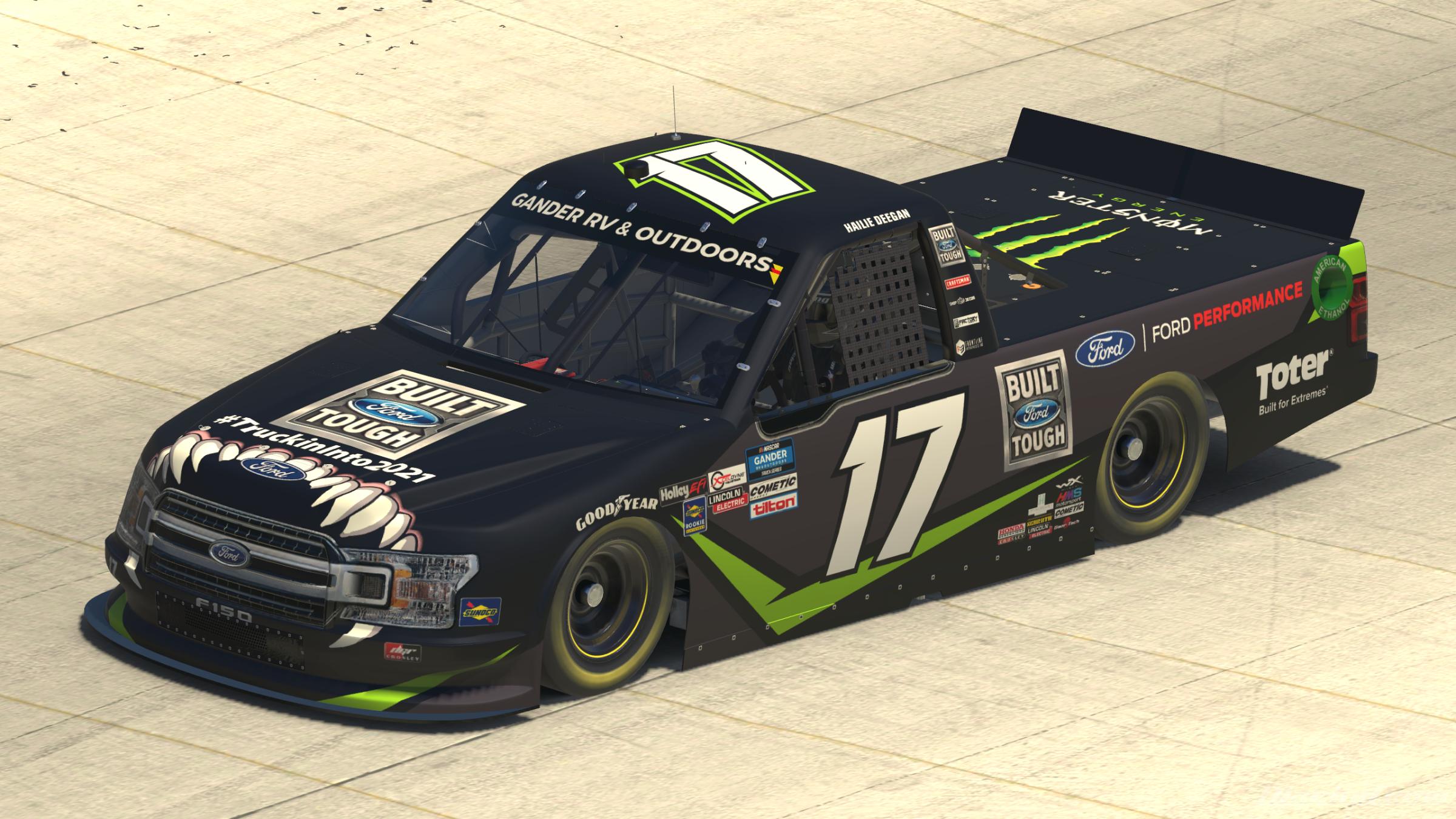 Preview of Hailie Deegan 2020 Built Ford Tough F-150 (Custom Number) by Ryan Pistana