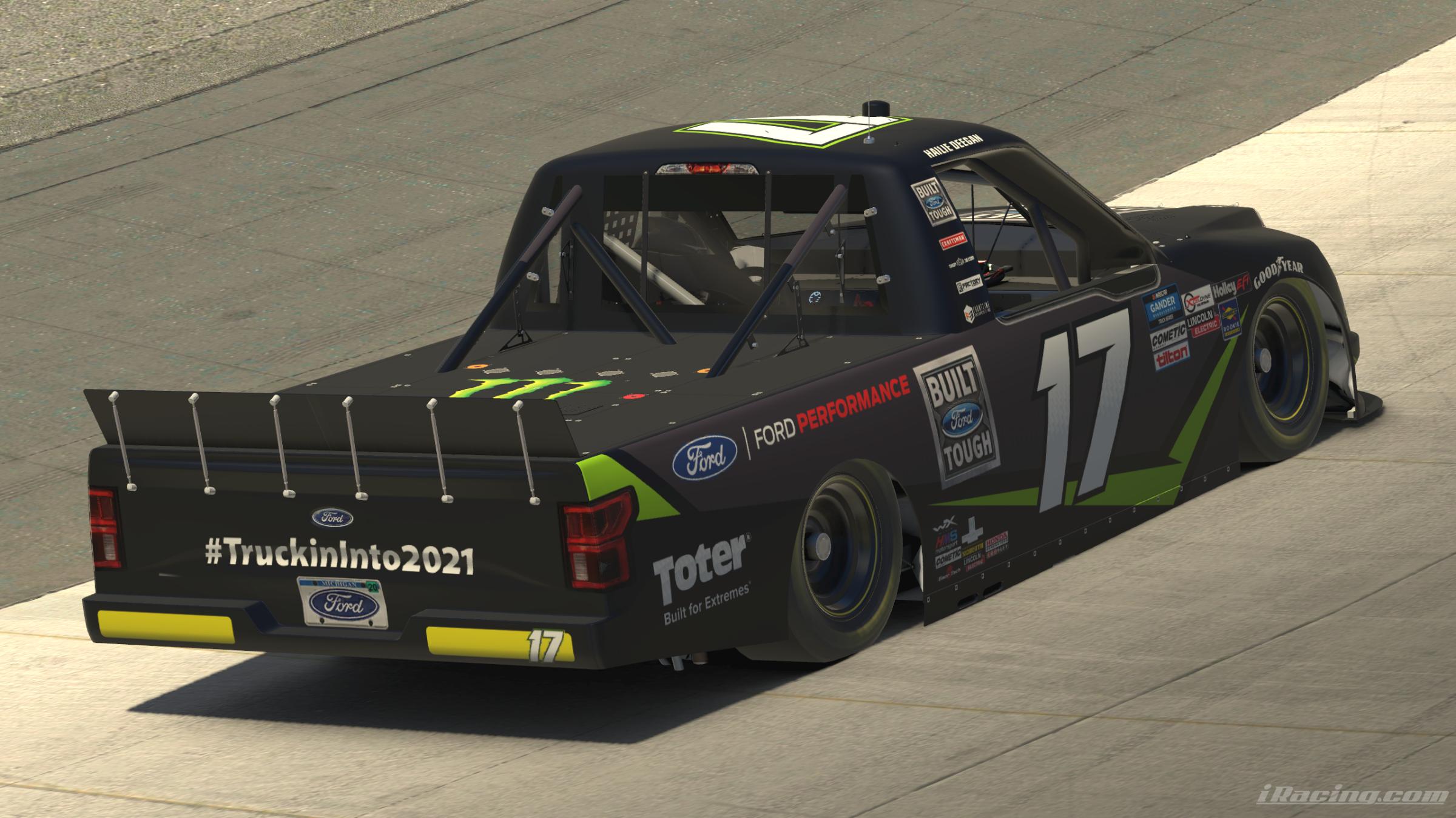 Preview of Hailie Deegan 2020 Built Ford Tough F-150 (Custom Number) by Ryan Pistana