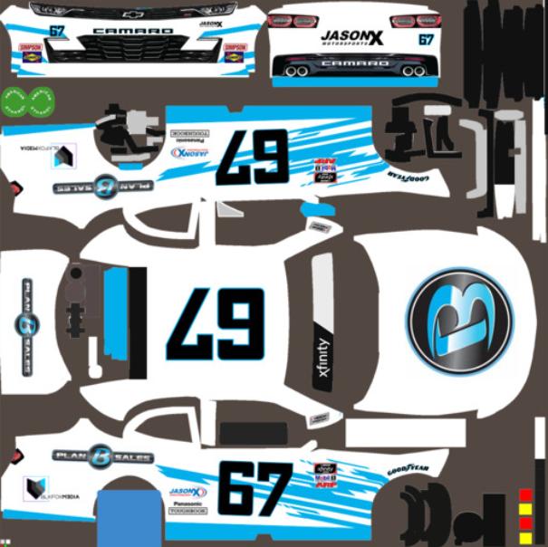 Preview of Plan B Sales Xfinity Car by Jay Blankman