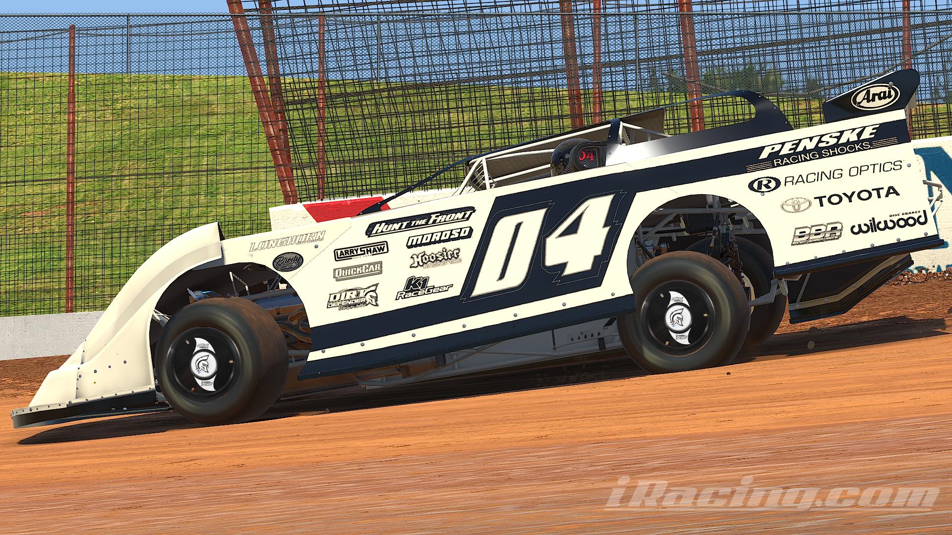 Preview of Brody Sim Dirt Late Model Costum Numbers by Brody Sim