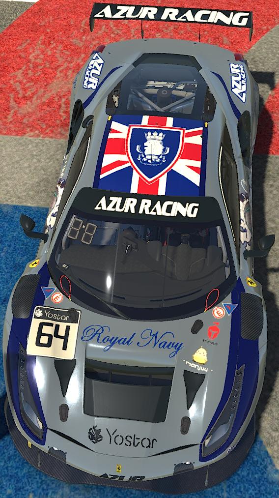 Preview of Azur Lane Cheshire 488 GT3 by Brandon Dollar