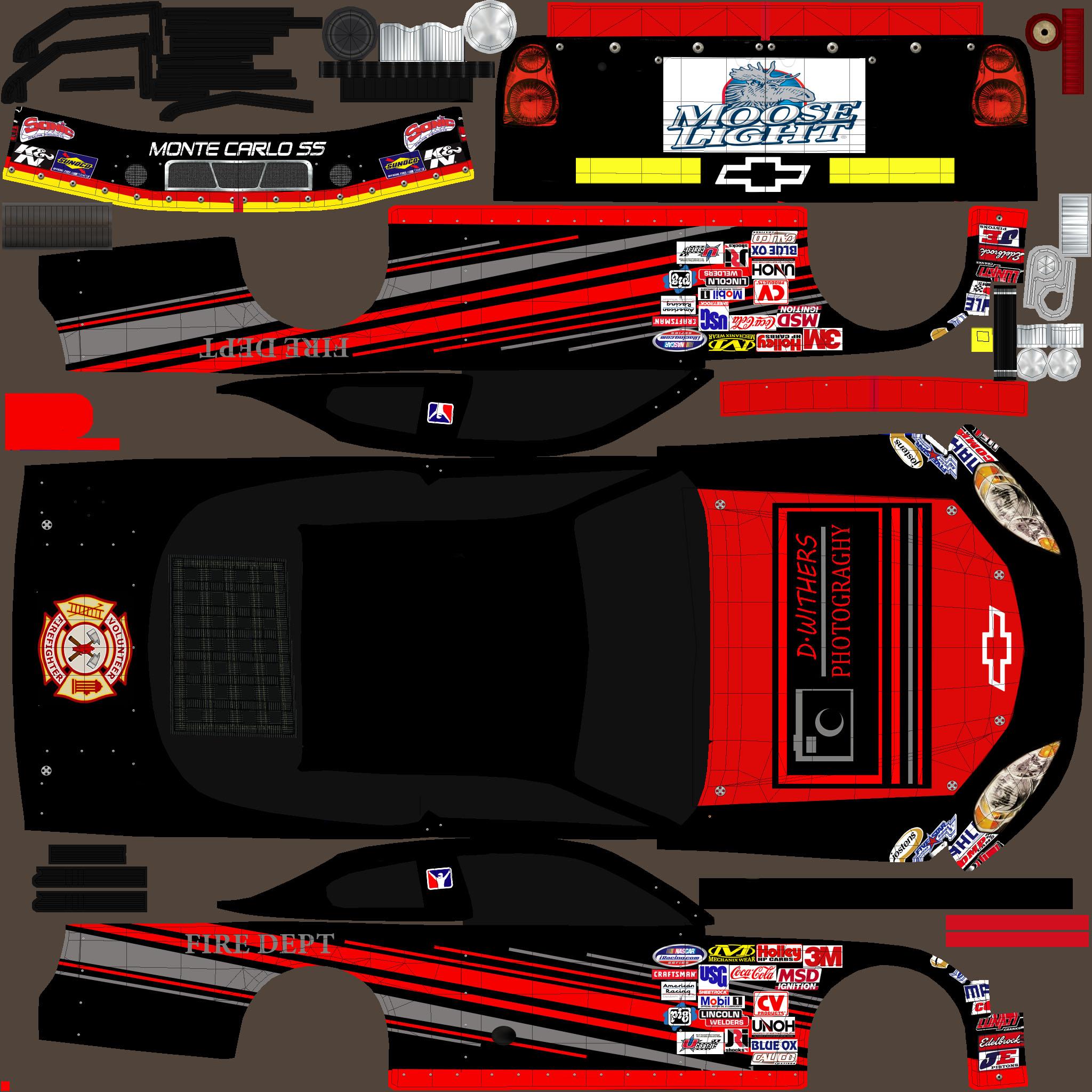 Preview of Latemodel Chevrolet Monte Carlo SS red by Dan Withers