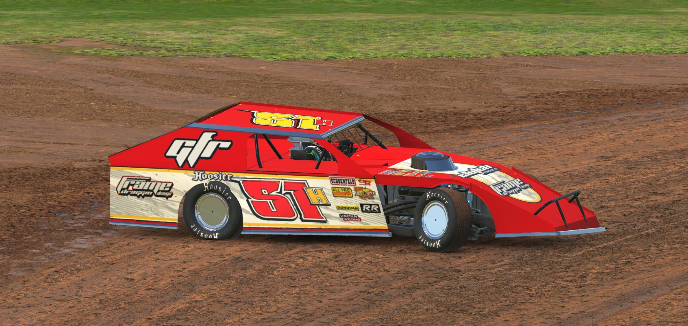 51 Modified Racing Number 51h nummod by Benjaman Hickman - Trading Paints