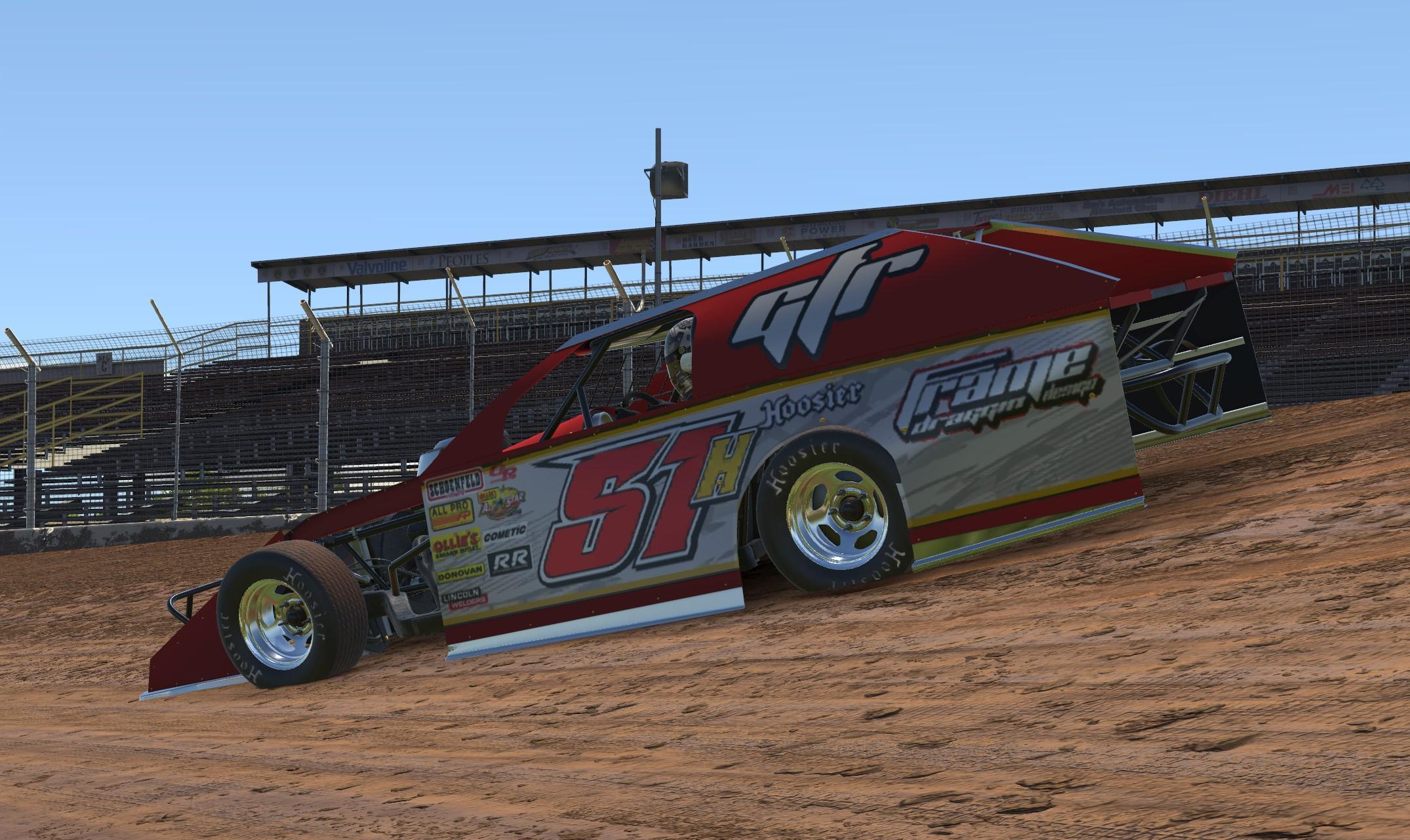 51 Modified Racing Number 51h nummod by Benjaman Hickman - Trading Paints