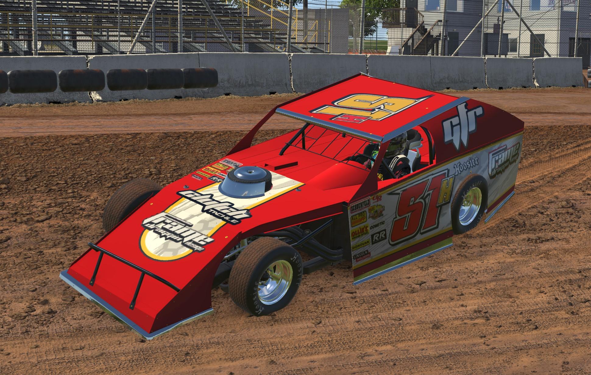 51 Modified Racing Number 51h nummod by Benjaman Hickman - Trading Paints