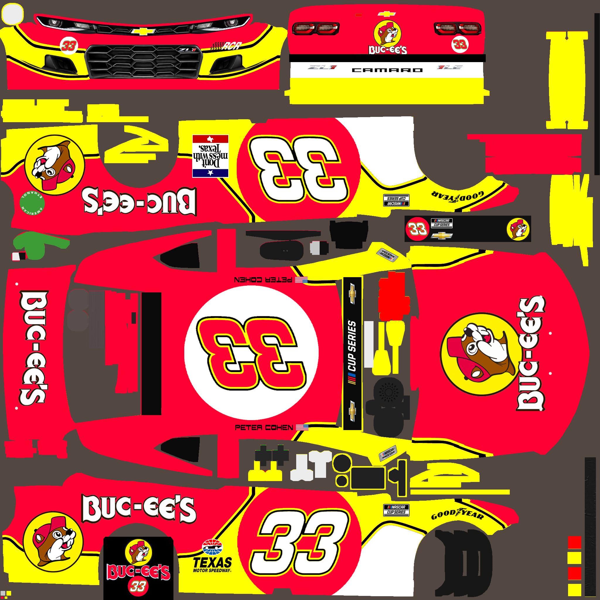 Preview of 33 Buc-ees Chevrolet Camaro  by Peter Cohen