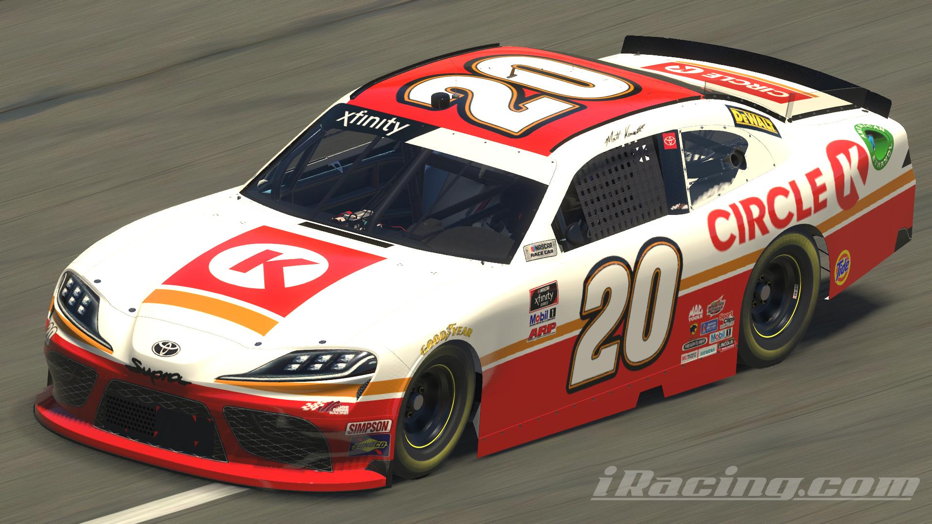 Preview of 2017 Matt Kenseth Circle K Supra No Number by Dylan Holland