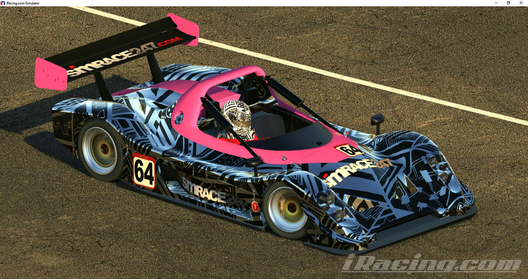 Pink Racing Sim Bundle Team SIMRACE247 Radical Pink by Paul V. - Trading Paints