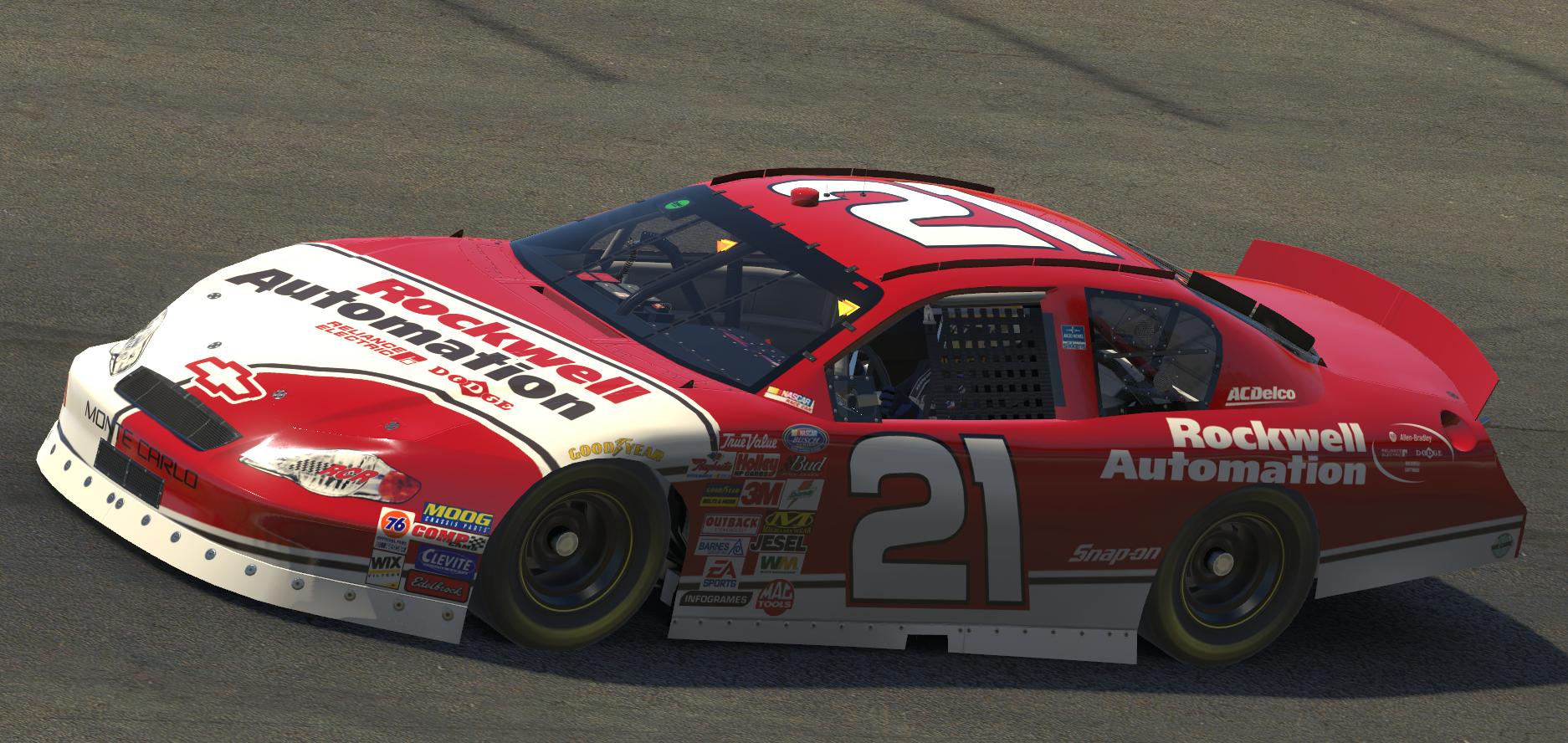 Preview of Mike Dillon 2000 Rockwell Automation Monte Carlo (Custom Number) by Will Bangs